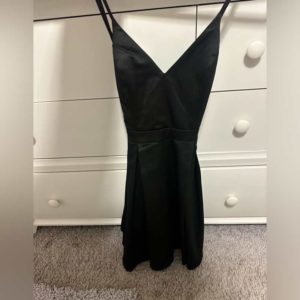 Lulus small black skater dress